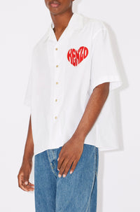 Kenzo Heart Hawaiian Shirt - White
