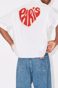 Kenzo Heart Hawaiian Shirt - White