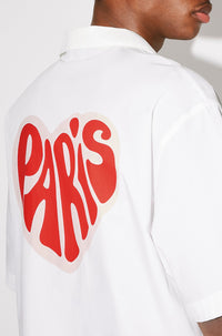 Kenzo Heart Hawaiian Shirt - White