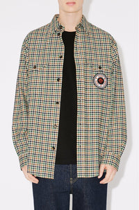 Checked Travel Military Shirt