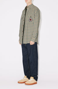 Checked Travel Military Shirt
