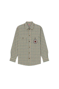 Checked Travel Military Shirt