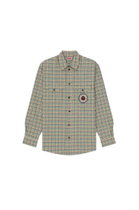 Checked Travel Military Shirt