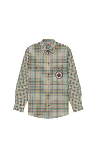 Checked Travel Military Shirt