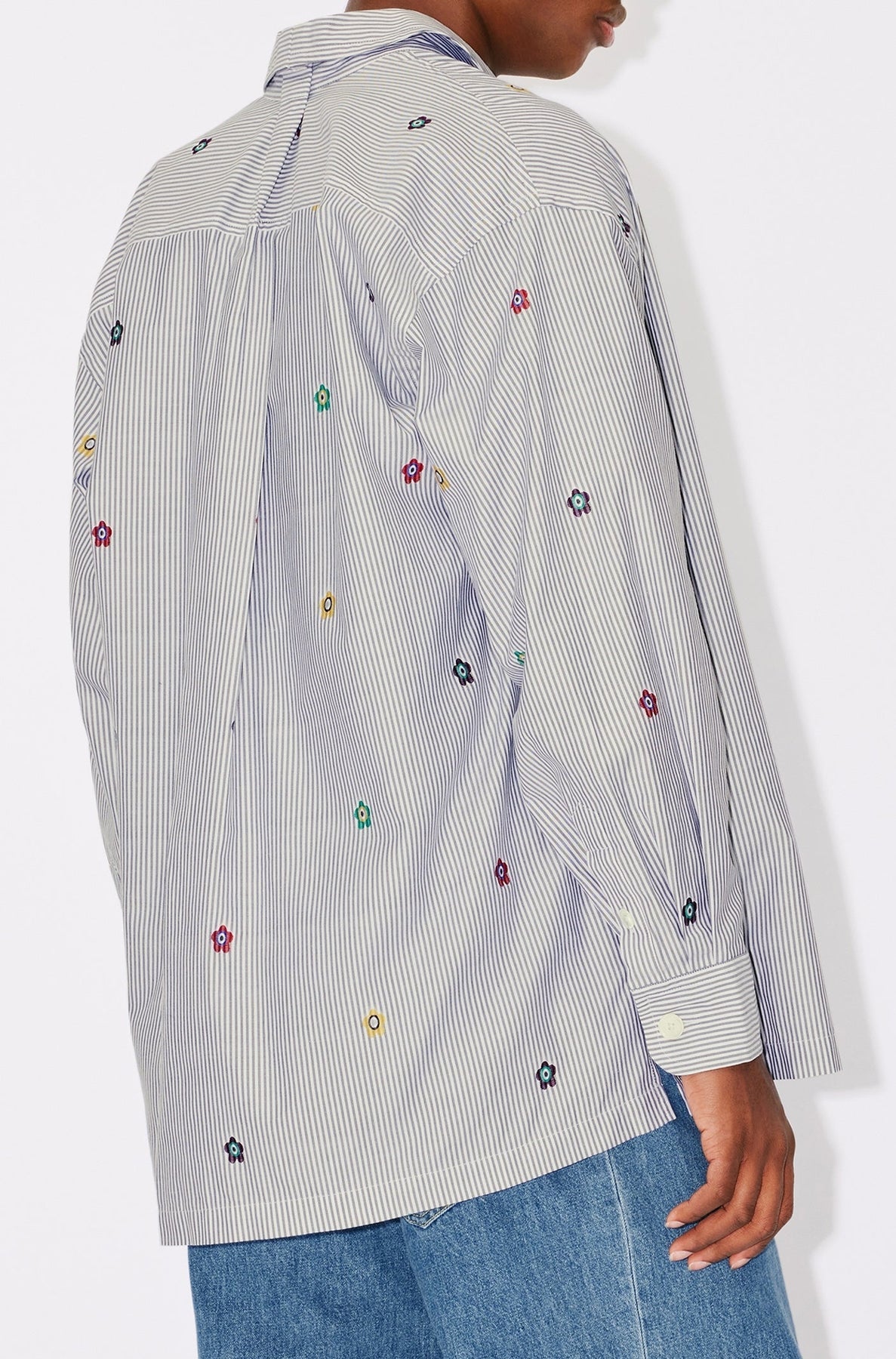 Chemise oversize "Kenzo Target" - Stone Grey