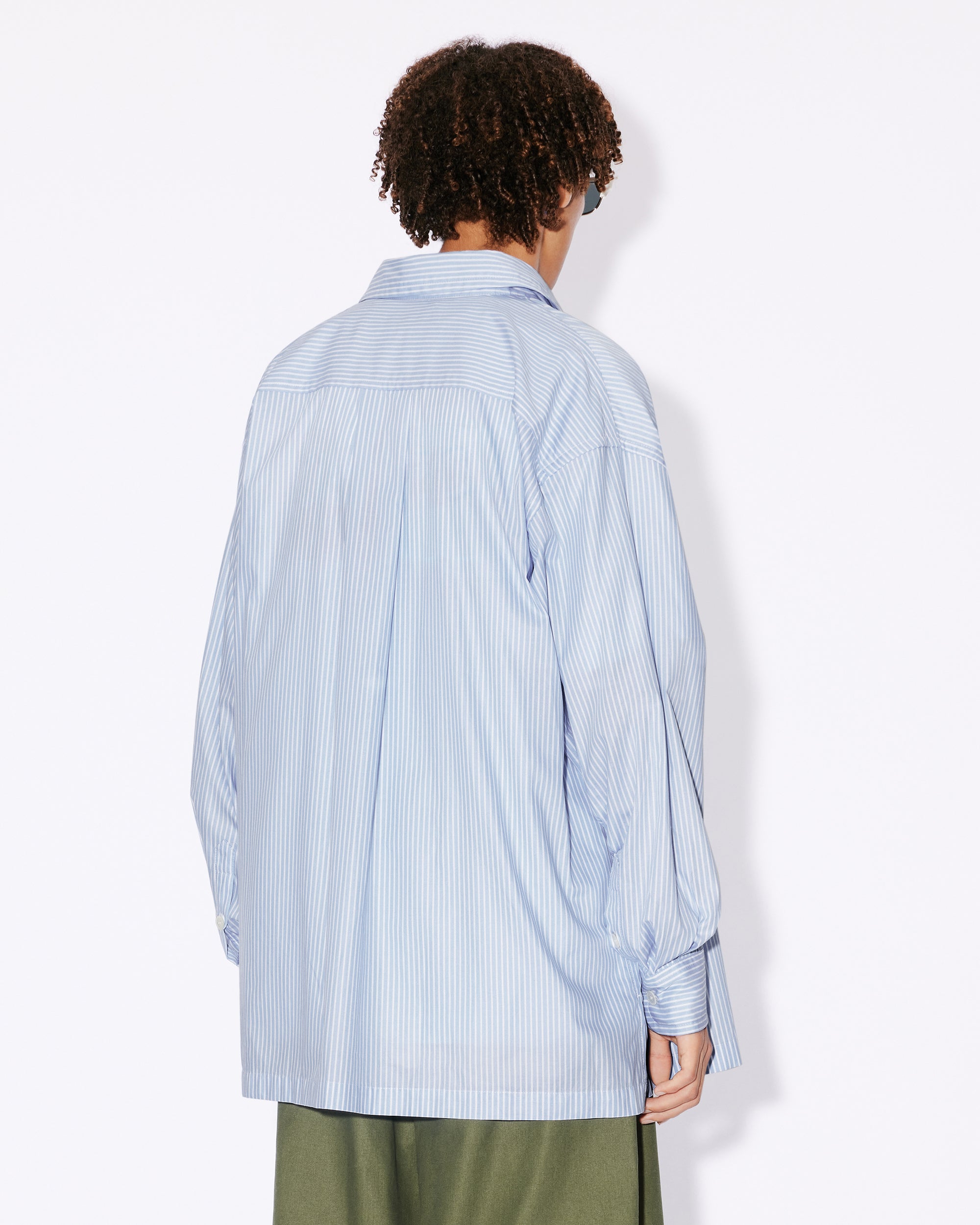 Kenzo Archive Logo Oversized Shirt - Sky Blue