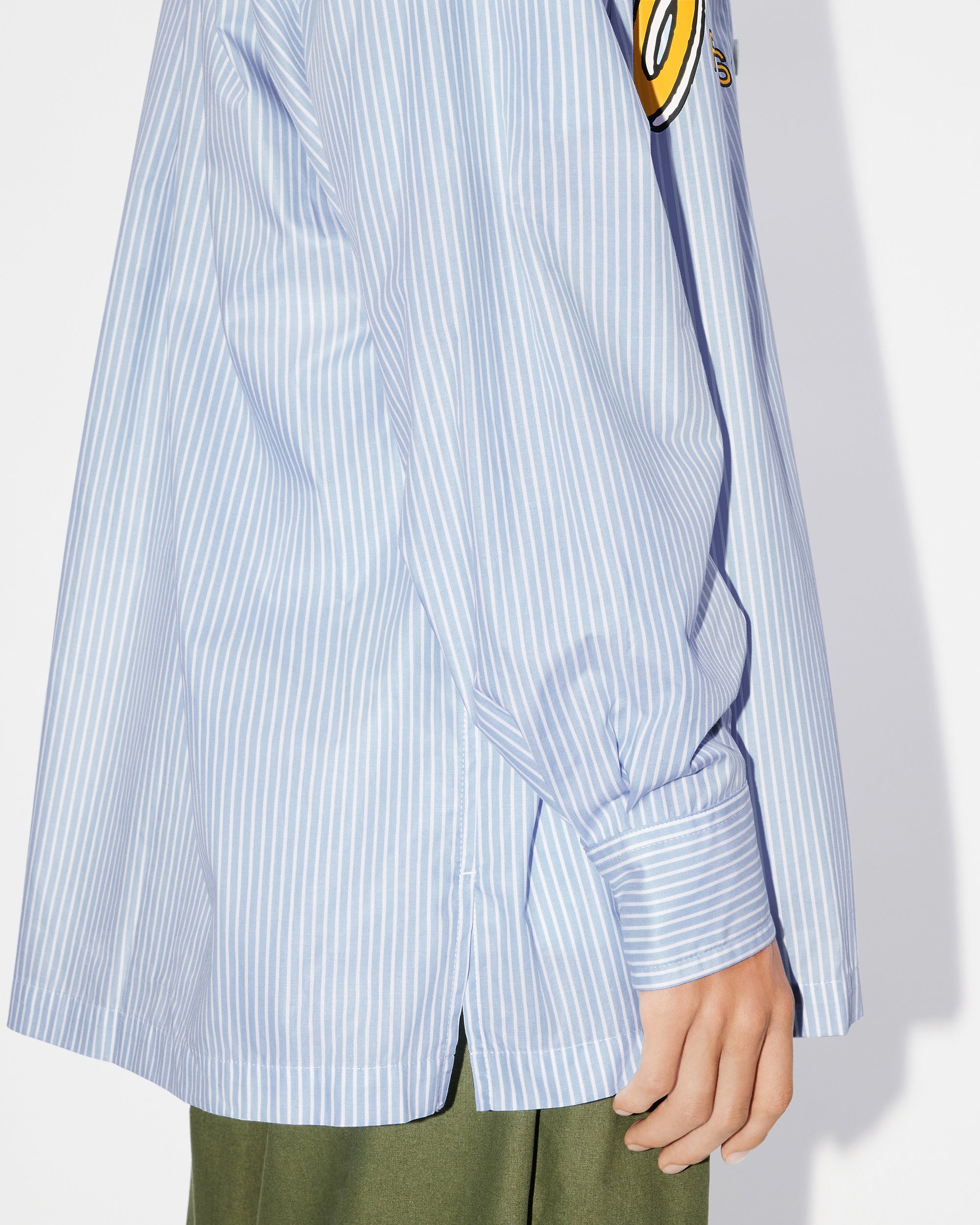 Kenzo Archive Logo Oversized Shirt - Sky Blue