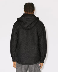 Checked Hooded Overshirt