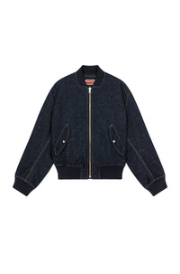 Veste bomber en denim - Rinse Blue Denim
