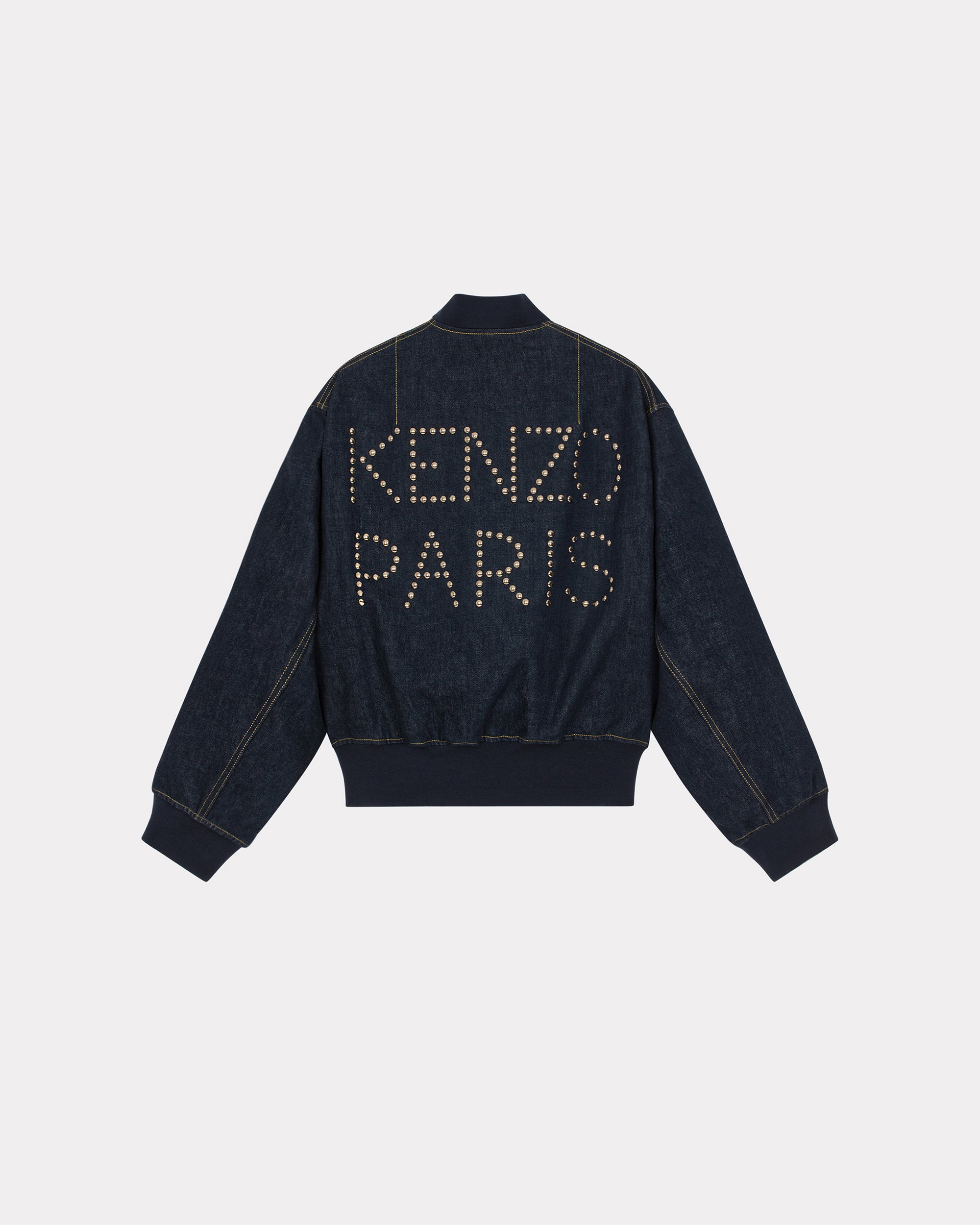 Veste bomber en denim - Rinse Blue Denim