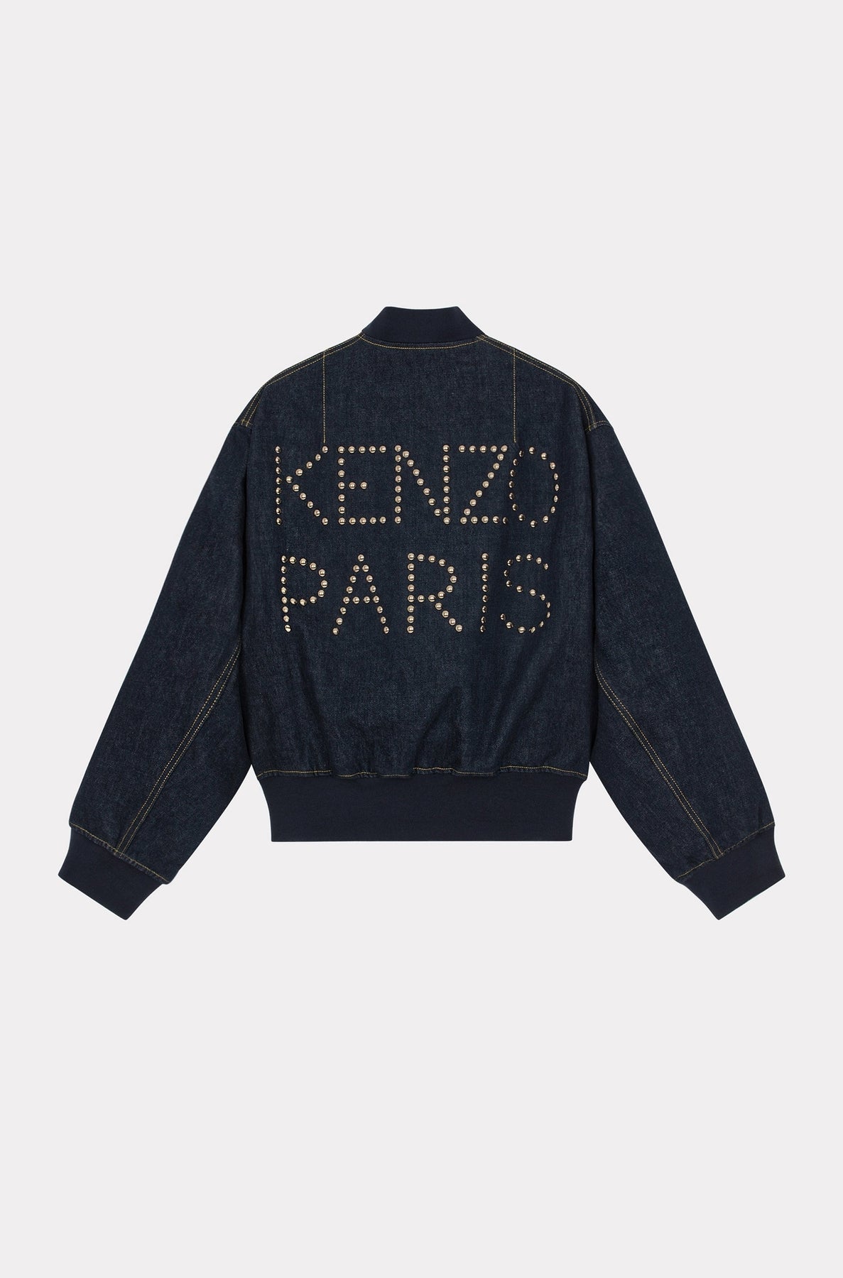 Veste bomber en denim - Rinse Blue Denim
