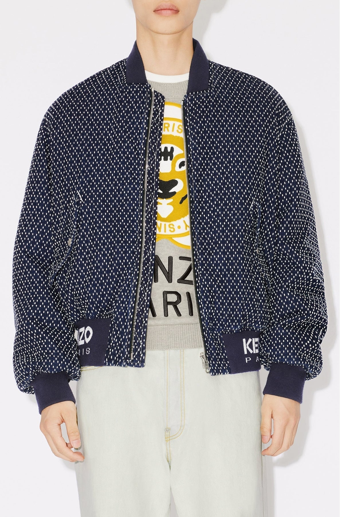 Kenzo Sashiko Stitch Bomber