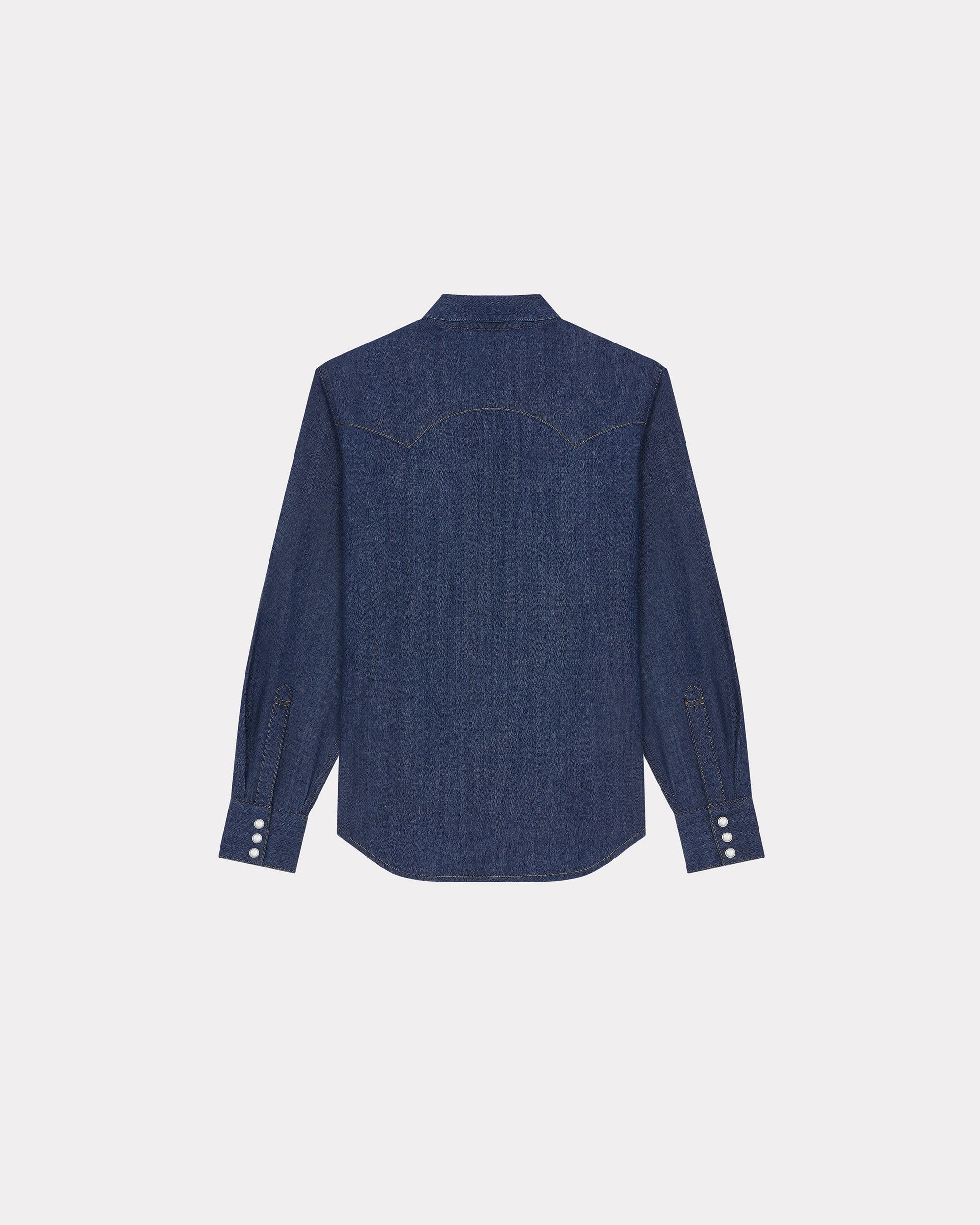 Western denim shirt - Rinse Blue