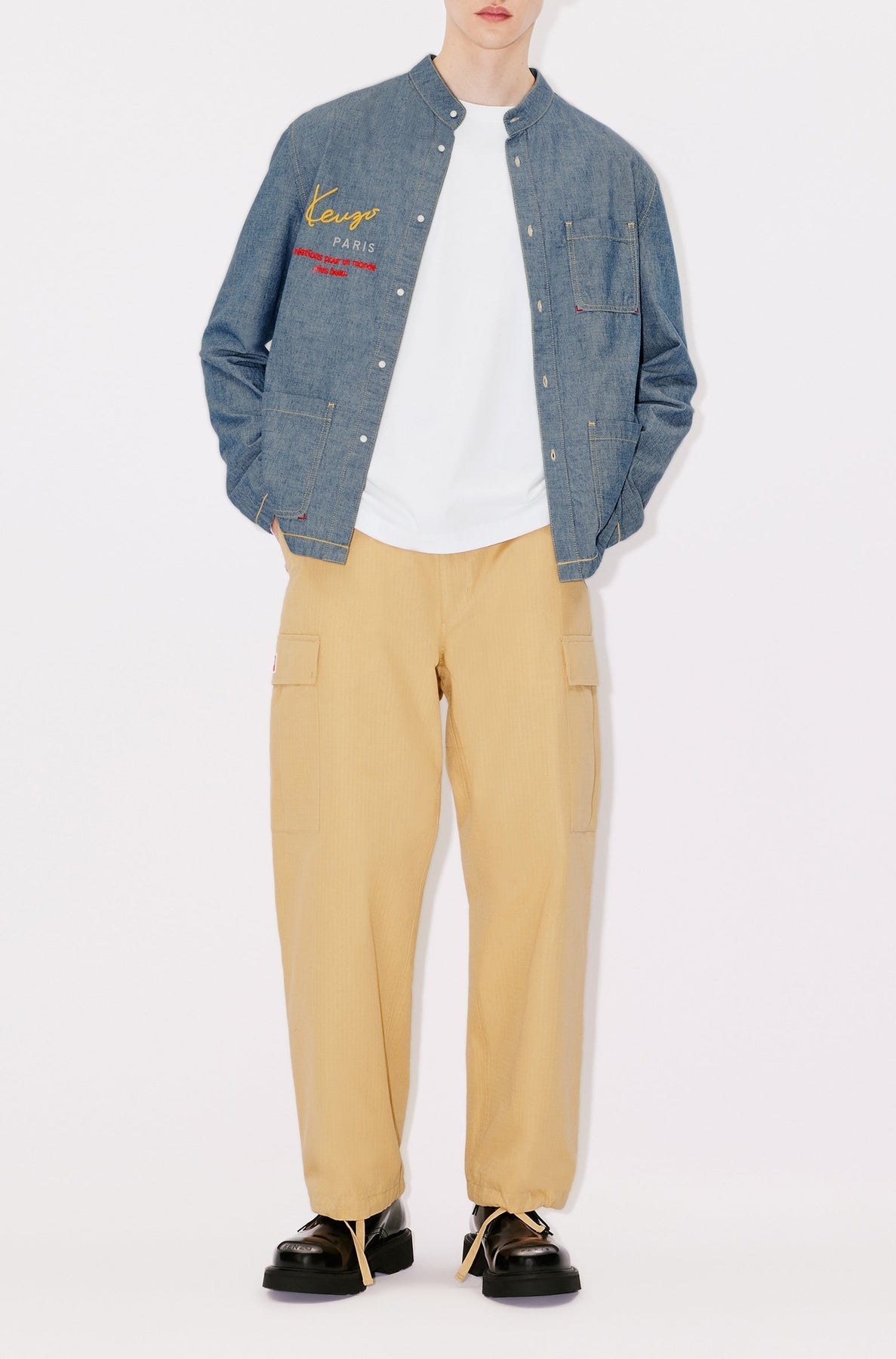 Rinse denim chambray shirt - Rinse Blue