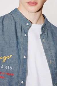 Rinse denim chambray shirt - Rinse Blue
