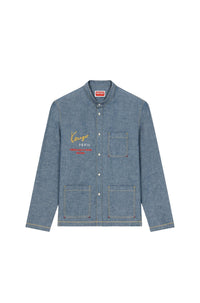 Rinse denim chambray shirt - Rinse Blue
