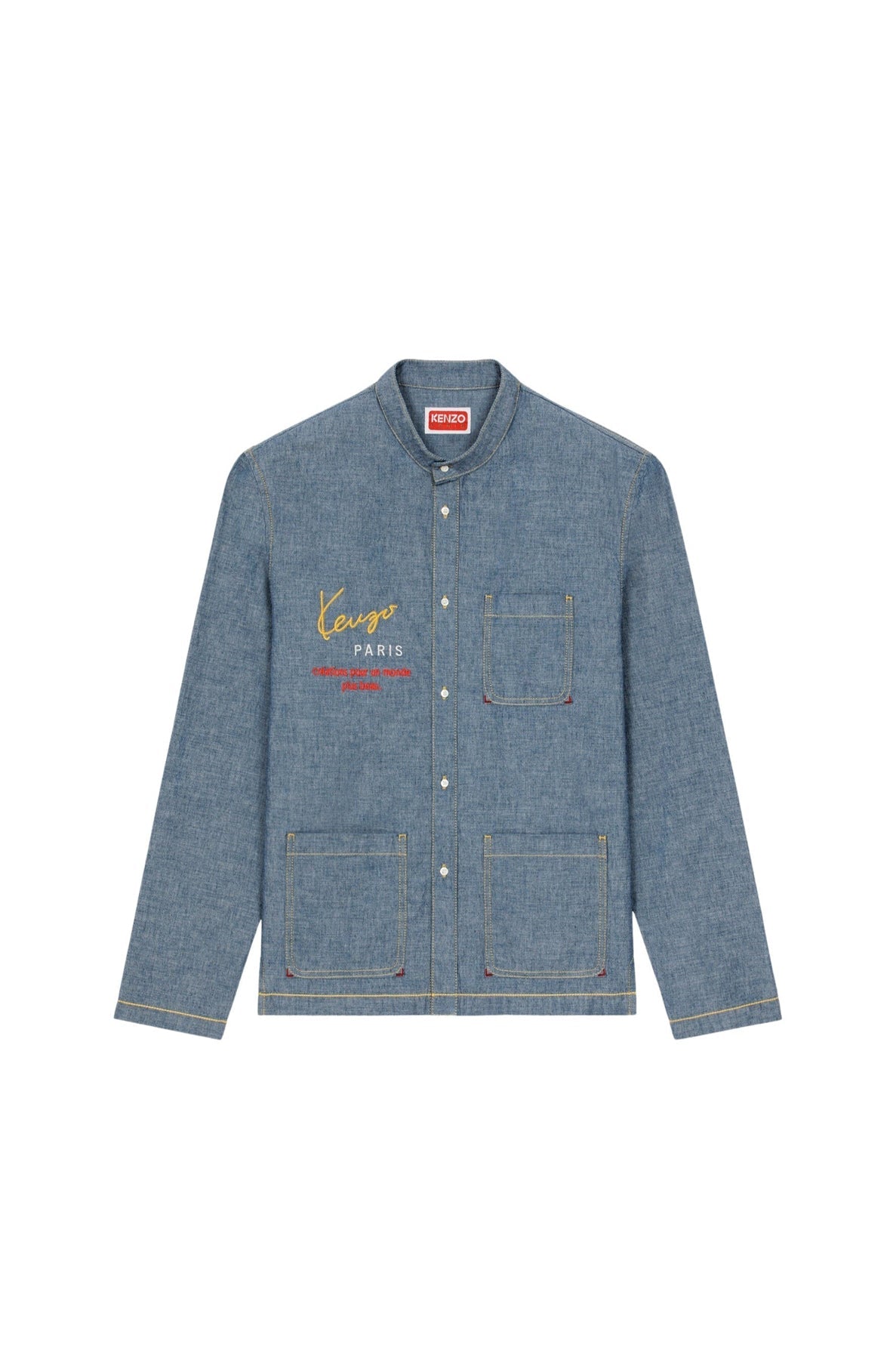 Rinse denim chambray shirt - Rinse Blue