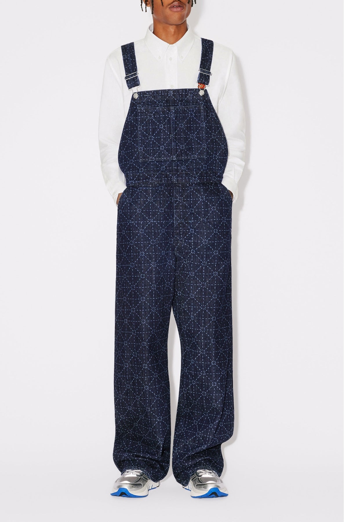 Salopette imprimée en denim Kenzo x LEVI"S® - Rinse Blue Denim
