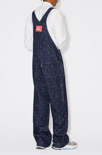 Salopette imprimée en denim Kenzo x LEVI"S® - Rinse Blue Denim