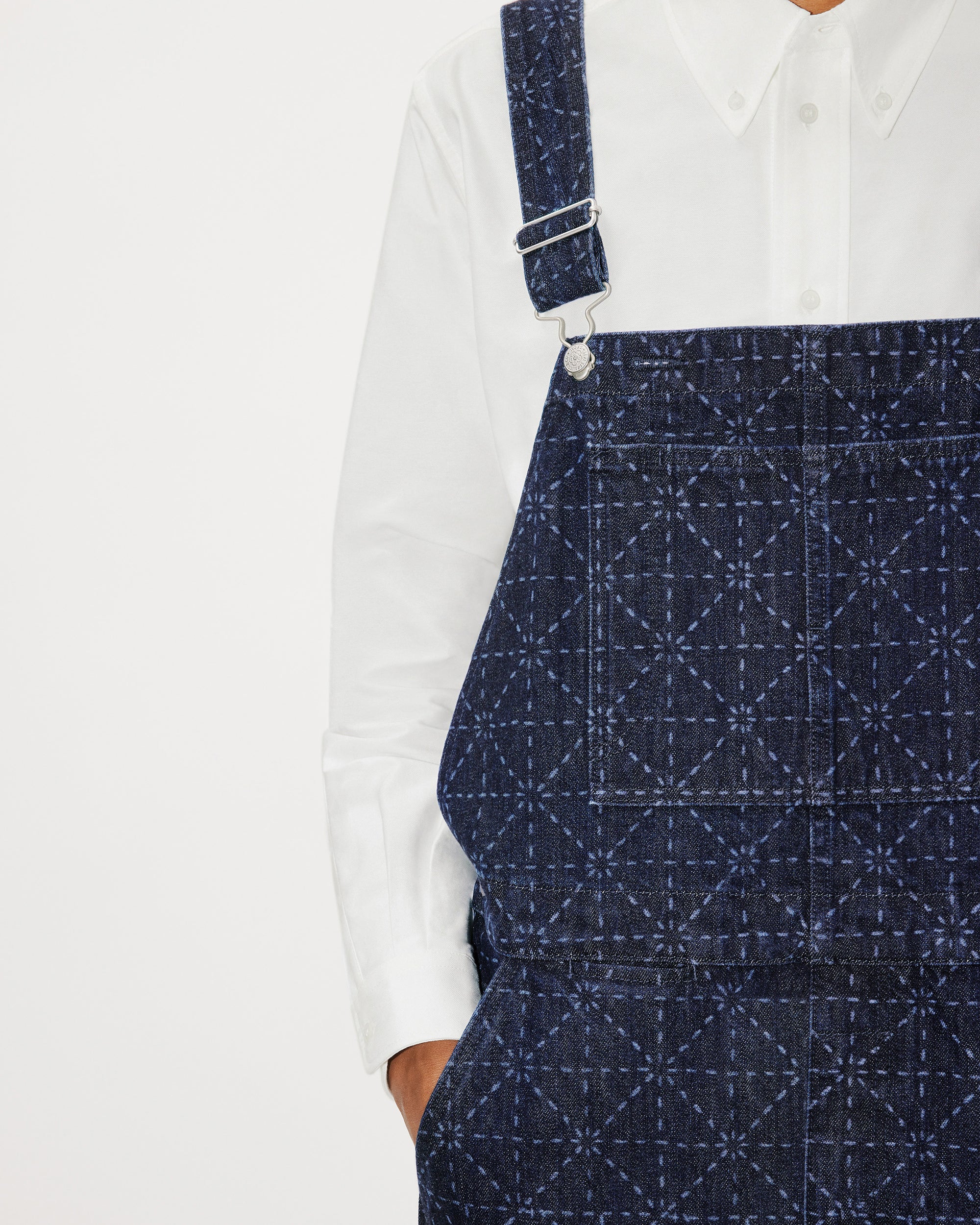 Salopette imprimée en denim Kenzo x LEVI"S® - Rinse Blue Denim