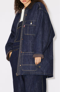 Parka en denim genderless Kenzo x LEVI"S® - Rinse Blue Denim