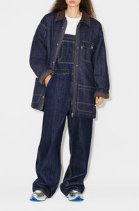 Parka en denim genderless Kenzo x LEVI"S® - Rinse Blue Denim