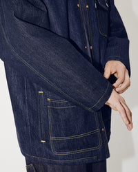 Parka en denim genderless Kenzo x LEVI"S® - Rinse Blue Denim