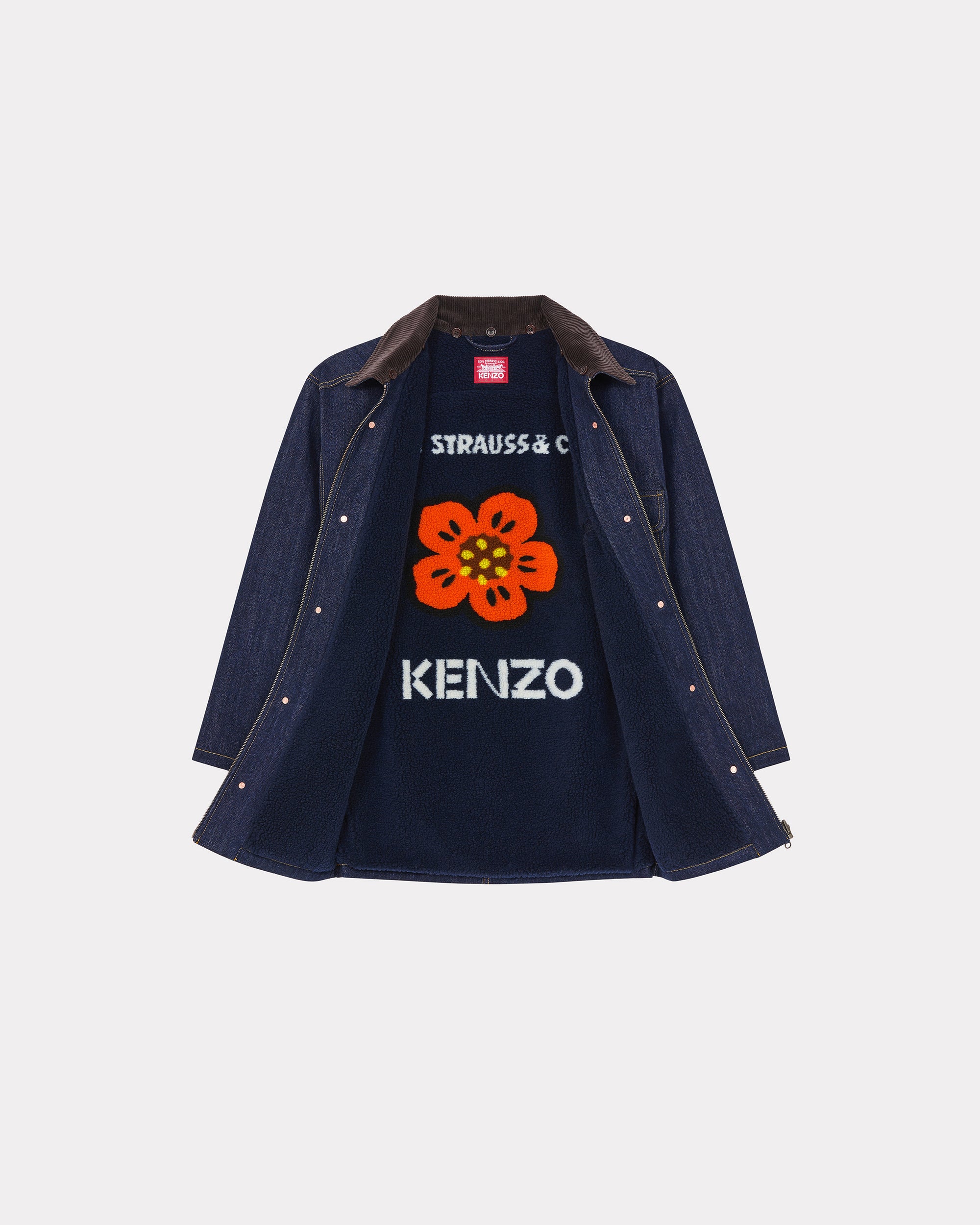 Parka en denim genderless Kenzo x LEVI"S® - Rinse Blue Denim