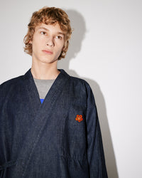Boke Crest Rinse Denim Kimono