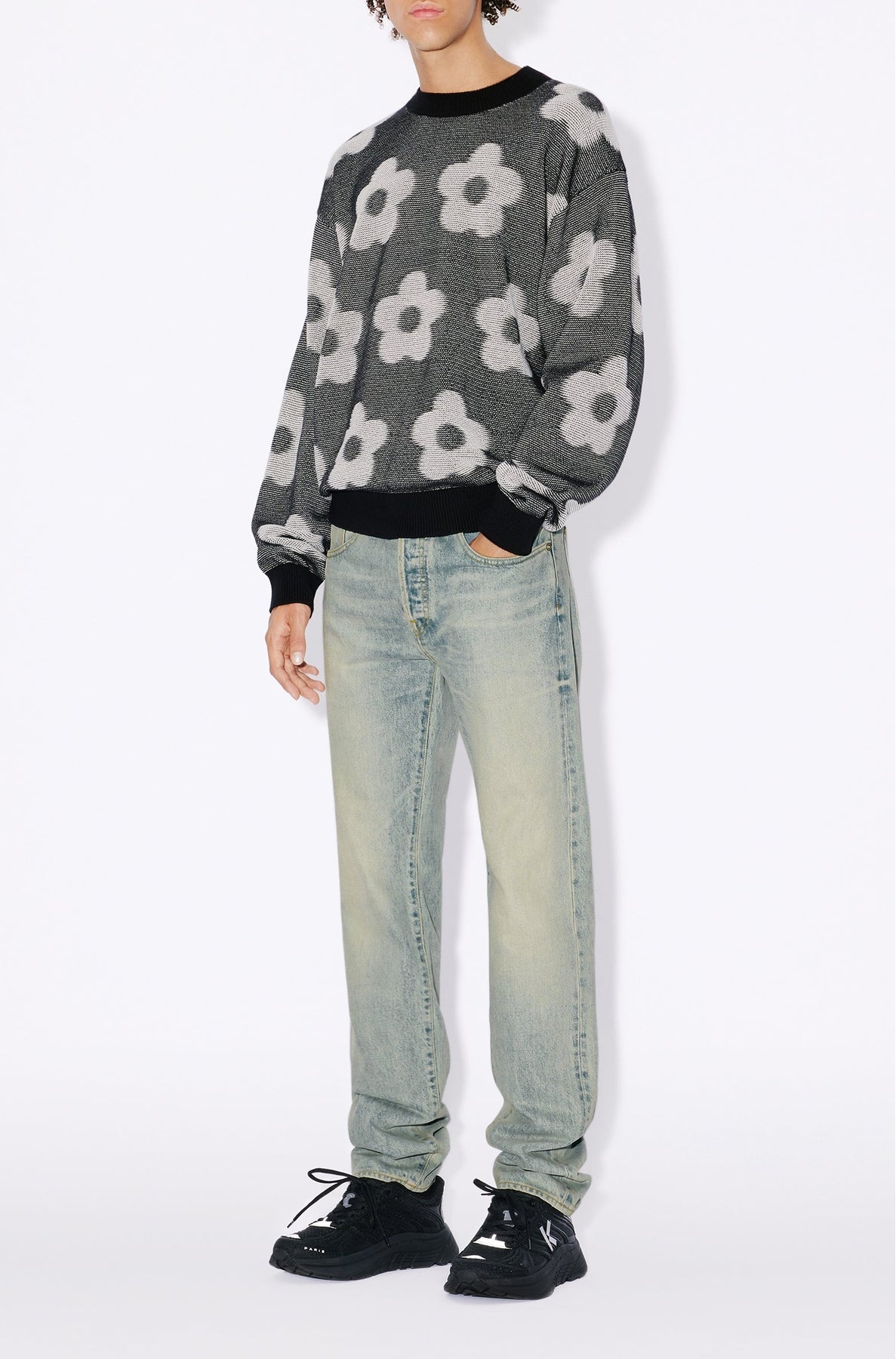 Jean slim Bara - Medium Stone Blue Denim