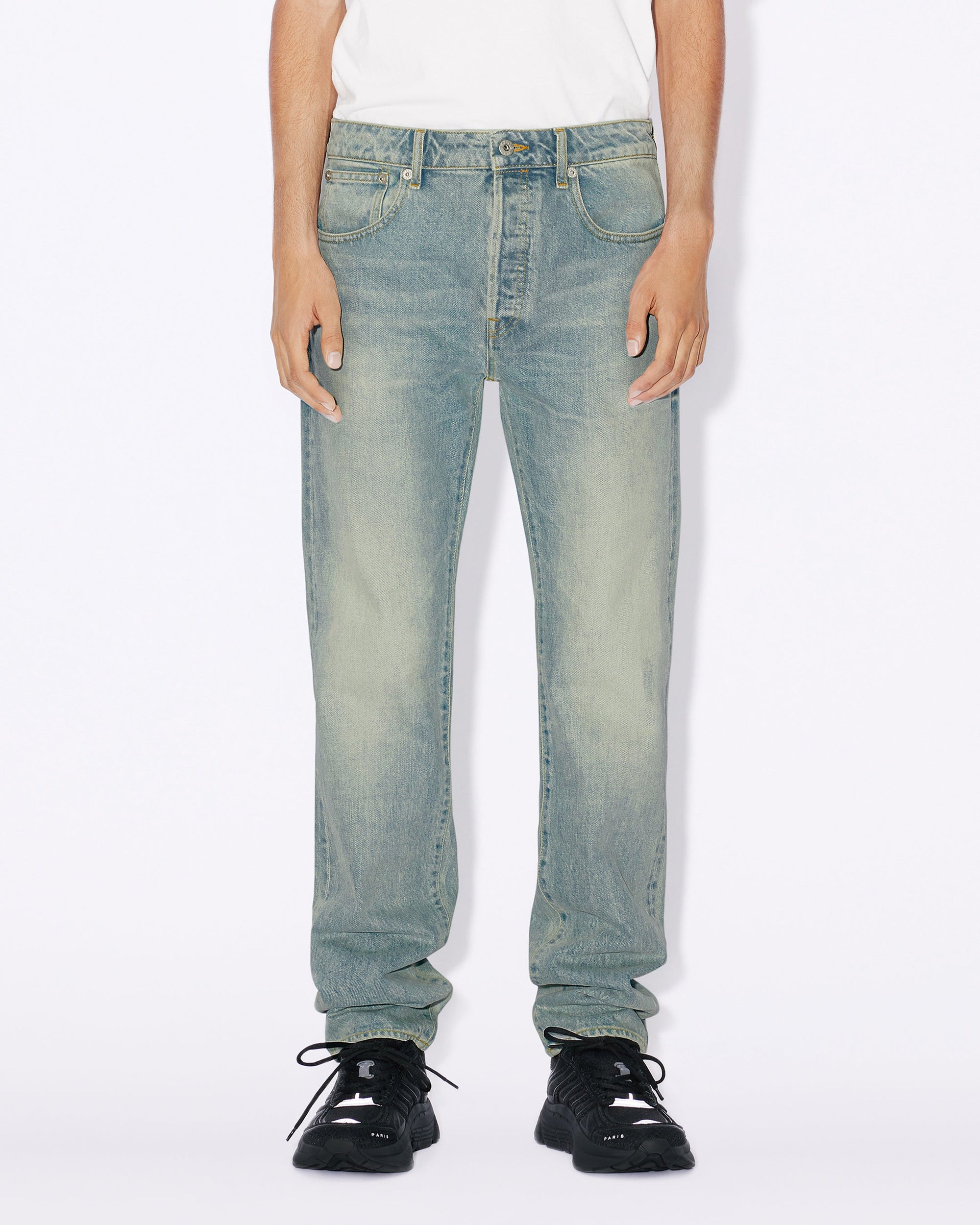 Medium Stone Bara Slim Jeans