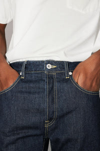 Jean Bara slim en denim japonais - Rinse Blue Denim
