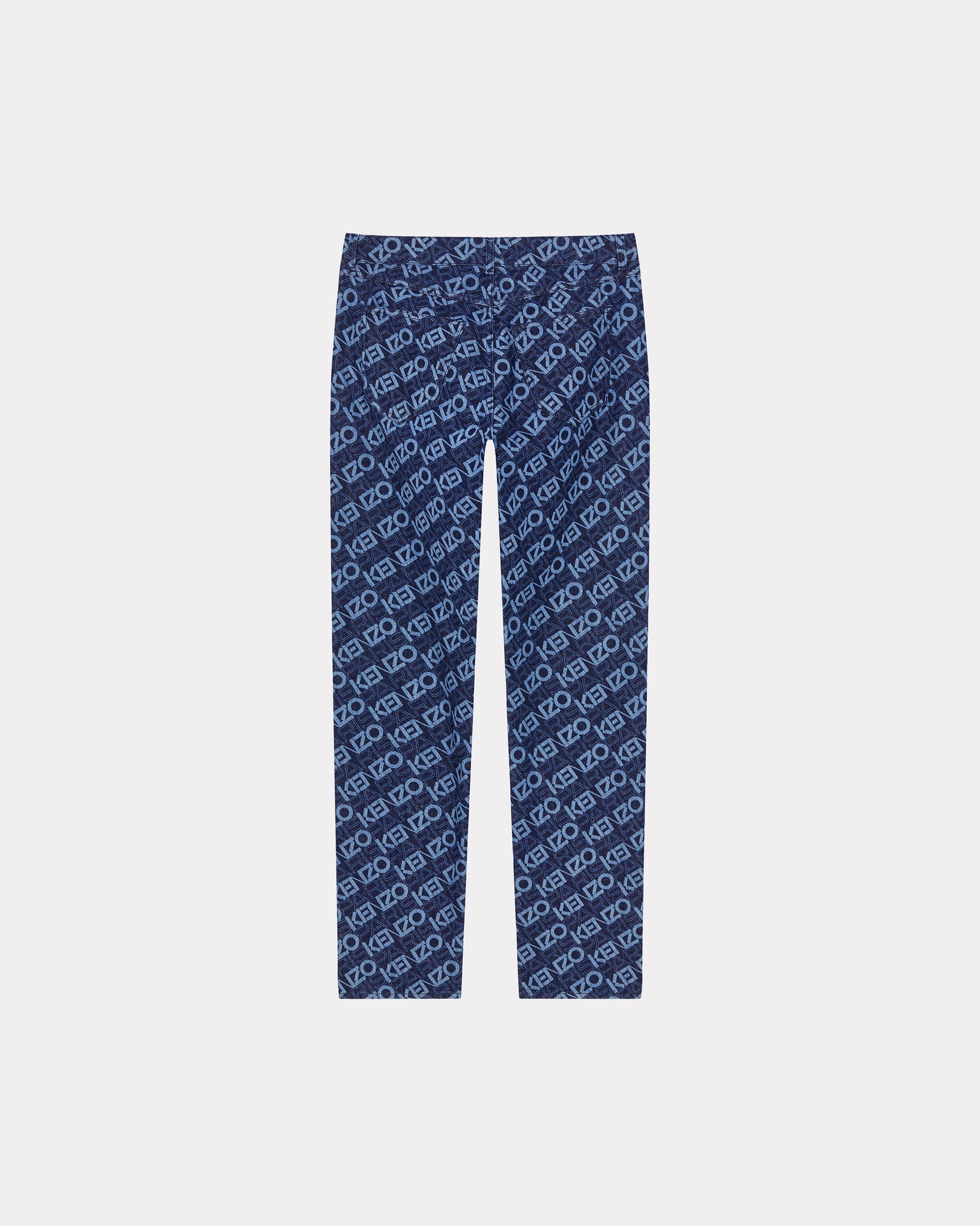 Jean slim Bara "Monogram" - Rinse Blue Denim