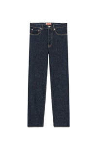 Jean Asagao droit - Rinse Blue Denim