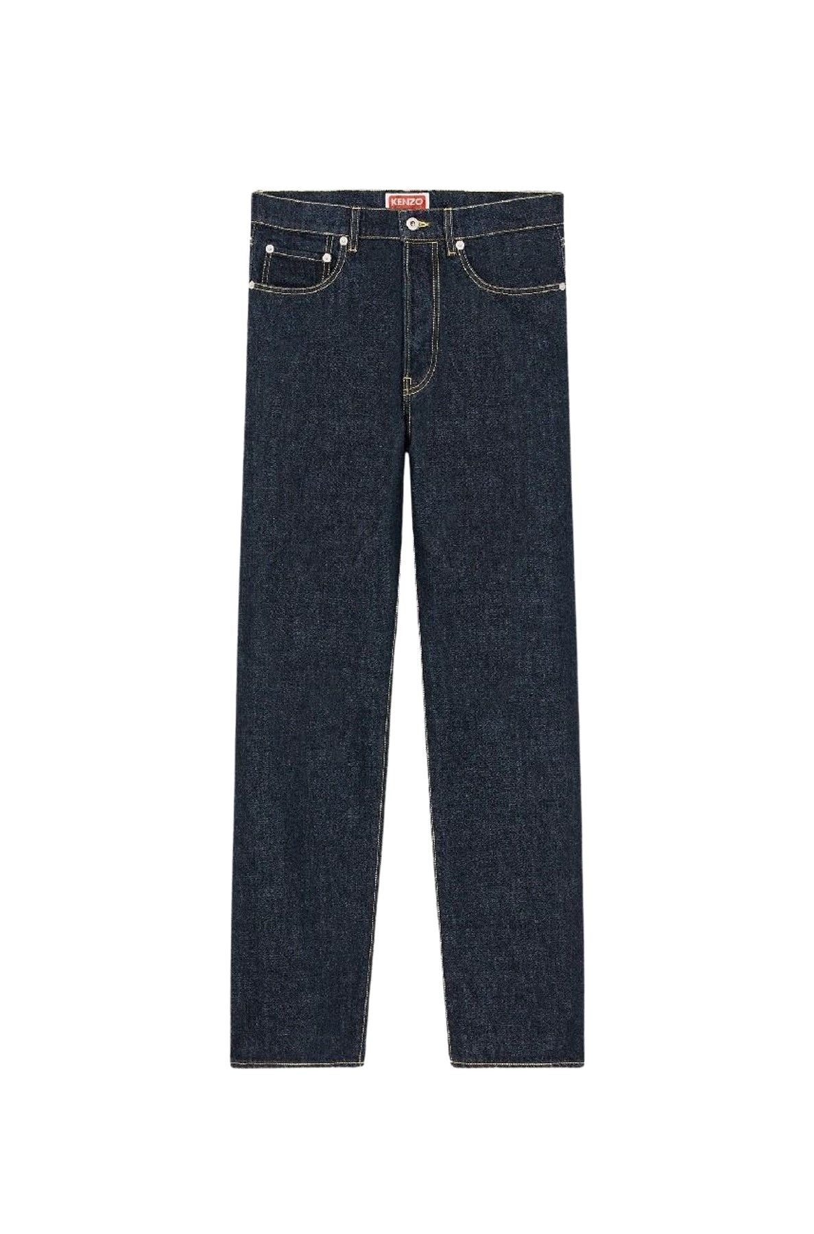 Jean Asagao droit - Rinse Blue Denim