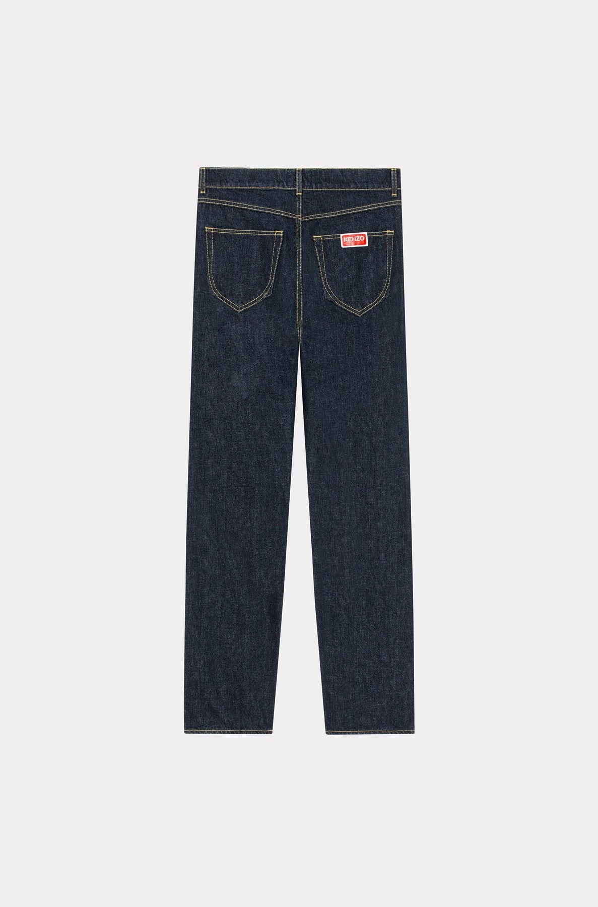 Jean Asagao droit - Rinse Blue Denim