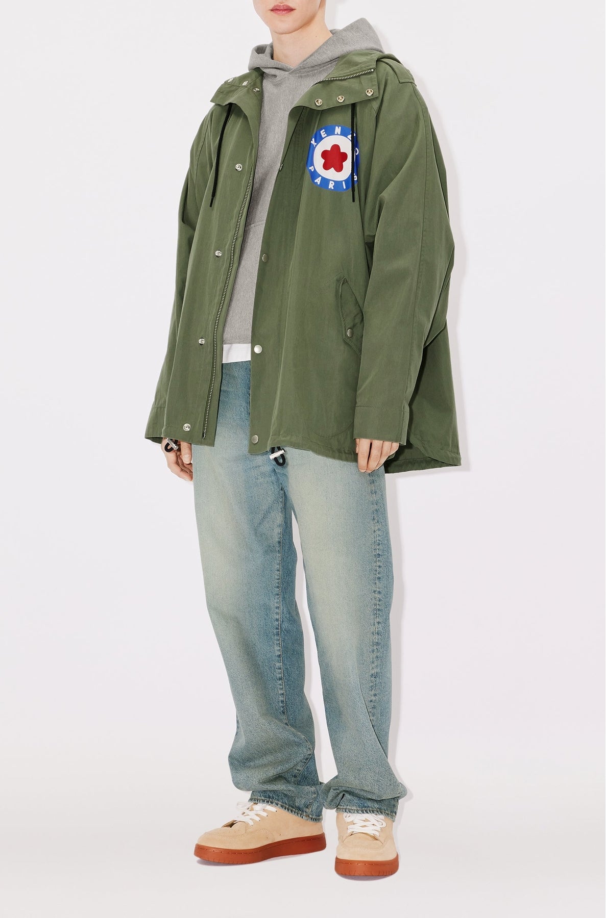 Jean droit Agasao - Stone Bl Dirty Blue Denim