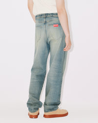 Jean droit Agasao - Stone Bl Dirty Blue Denim