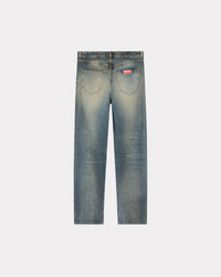 Jean droit Agasao - Stone Bl Dirty Blue Denim