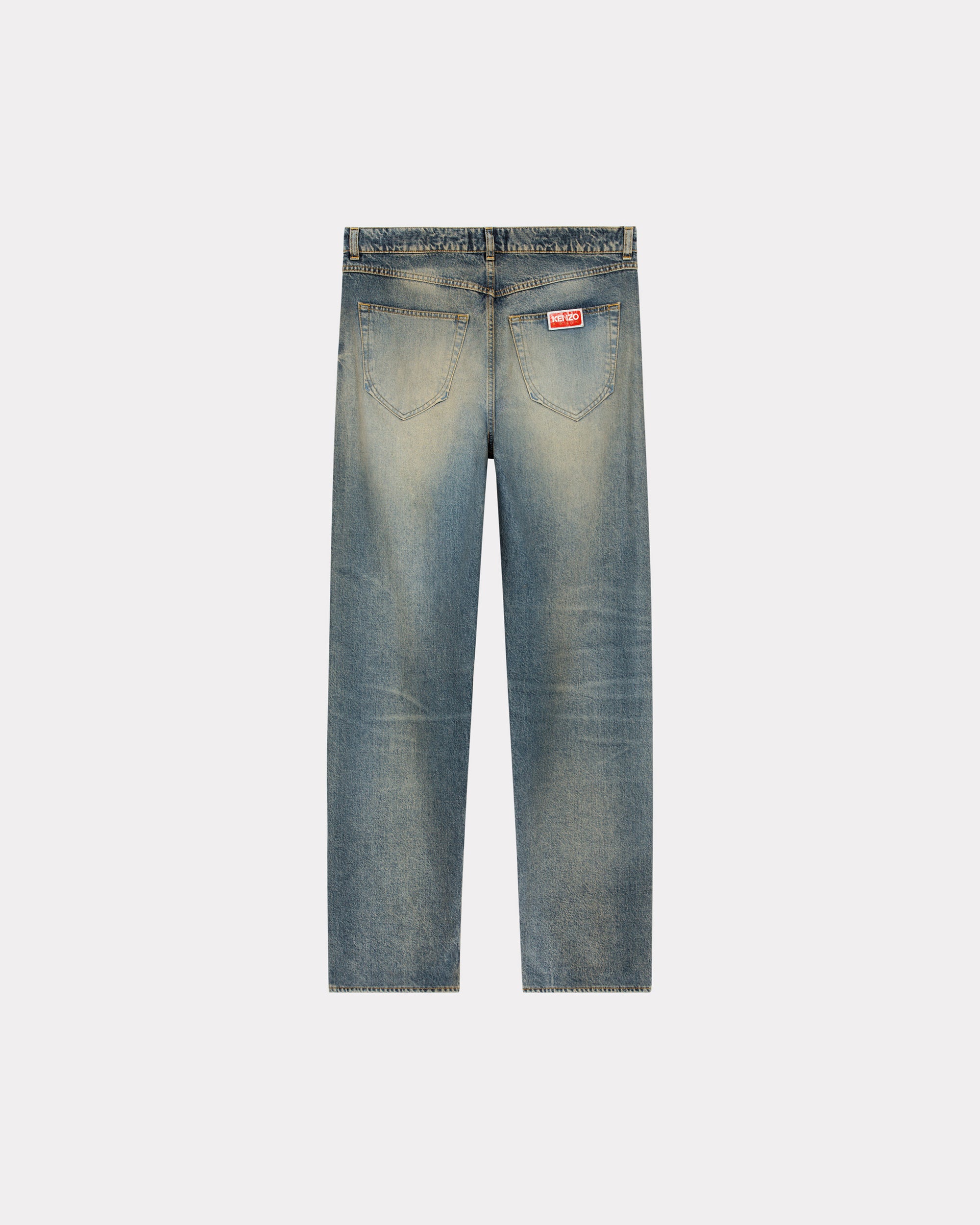 Jean droit Agasao - Stone Bl Dirty Blue Denim