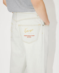 Bleached Suisen Relax Jeans