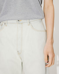 Jean relaxed SUISEN - Bleached Blue Denim