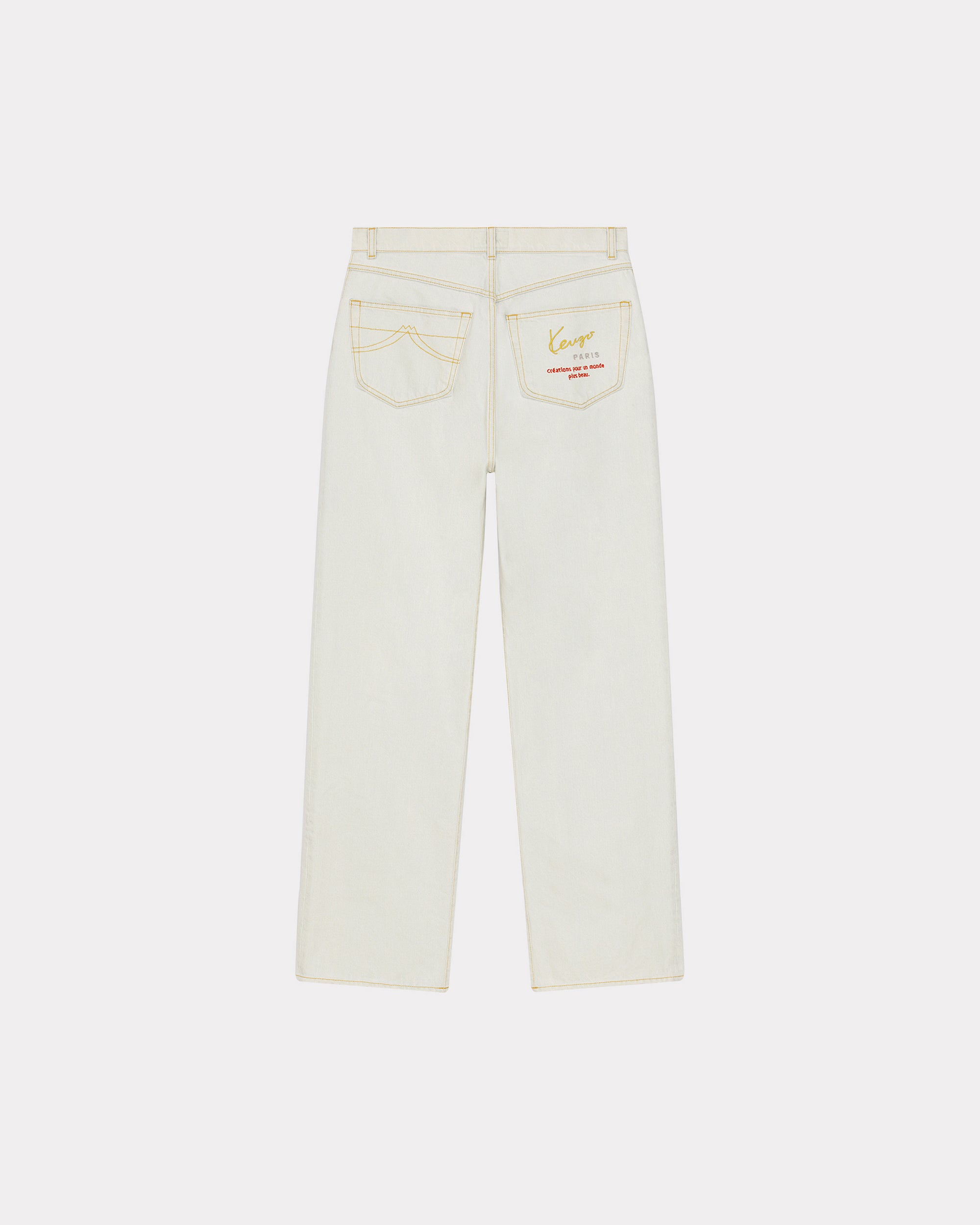 Jean relaxed SUISEN - Bleached Blue Denim