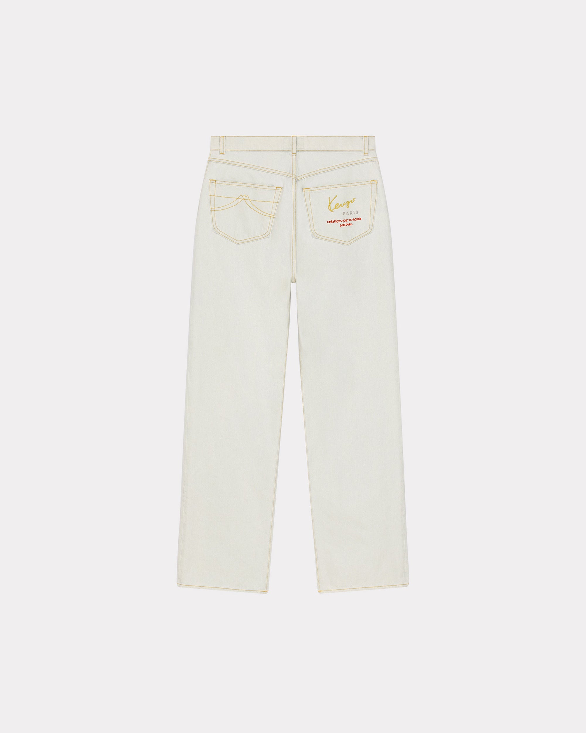 Bleached Suisen Relax Jeans