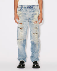 Kenzo x LEVI'S® 501® 1933 Distressed Jeans - Stone Bl Dirty Blue Denim