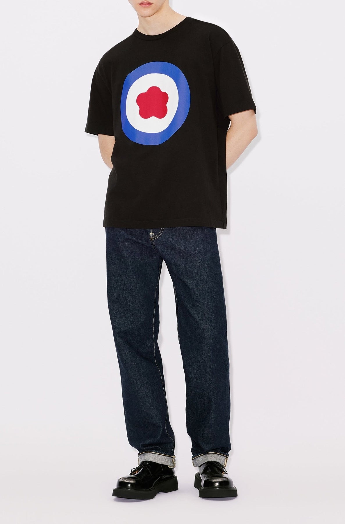 Jean droit Asagao - Rinse Blue Denim