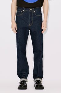 Jean droit Asagao - Rinse Blue Denim