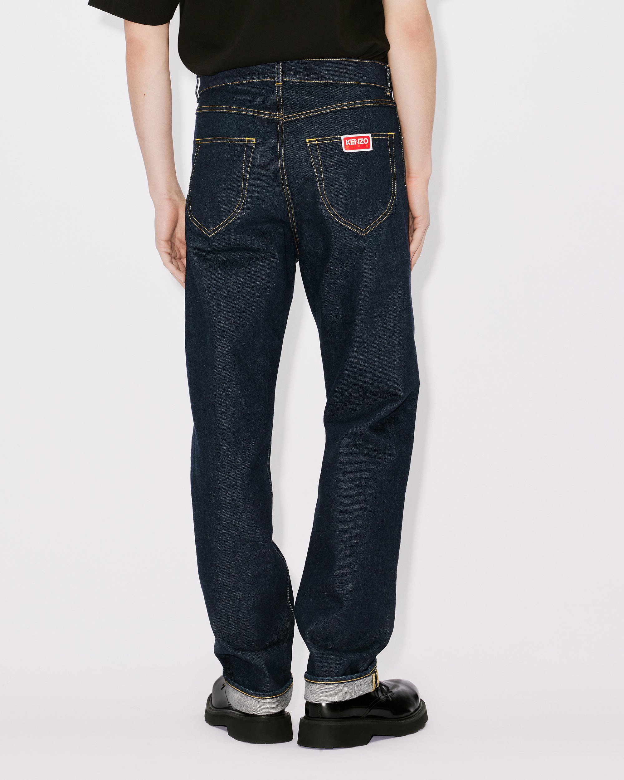 Cropped Asagao Straight Jeans
