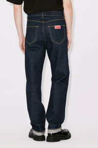 Jean droit Asagao - Rinse Blue Denim