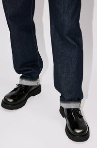 Jean droit Asagao - Rinse Blue Denim